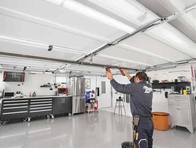 Overhead garage door repair service by West Hollywood Garage Door Repair in West Hollywood