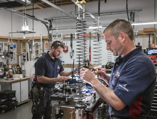 Garage door spring repair service by West Hollywood Garage Door Repair in West Hollywood